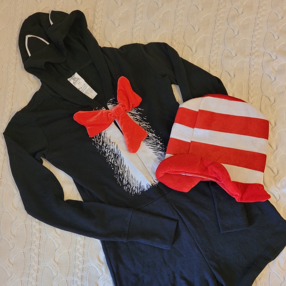 Dr. Seuss’s Cat in the Hat Costume/Pajamas with Hat